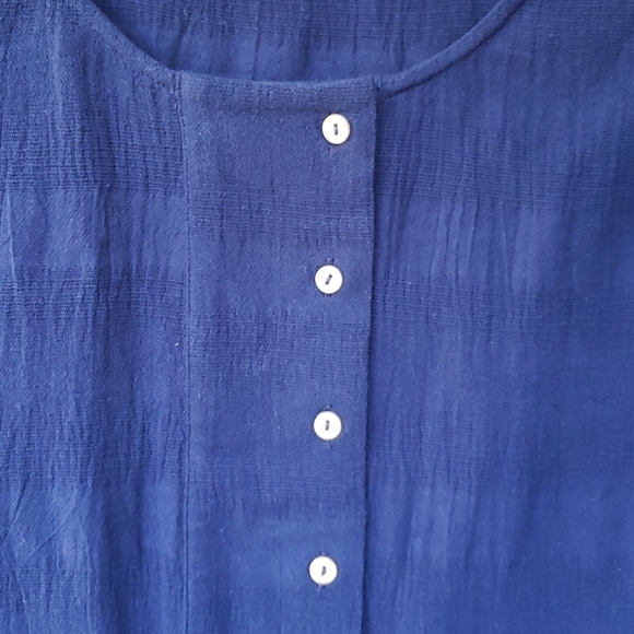 Doe & Rae gauze button down top S NWOT - Picture 2 of 5